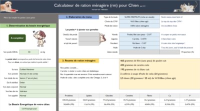 Ration Ménagère Pour Chien Et Chat, Mode D'emploi - Une Gamelle Au Top